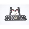 Eforlife Padded Sword Wall Mount Katana Stand Samurai Sword Holder Display Rack Chinese Bagua Style (1-Tier)