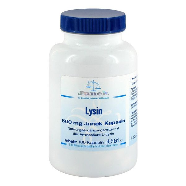 Lysine 500 mg Junek Capsules