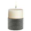 Grey Black Diamond Wine Bottle Candle Holder Bottle Coaster