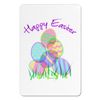 TooLoud Happy Easter Gel Look Print Aluminum Magnet
