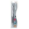 Mitsubishi Uni Alpha-Gel Mechanical Pencil, Automatically Rotating Lead, blk