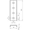 OBO Bed I Spade Connector Vis 8 ft