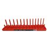 Hansen Global Hansen 3805 3/8" Drive Standard Regular & Deep Socket Holder - Orange