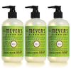 Mrs. Meyer's Hand Soap, Made with Essential Oils, Biodegradable Formula, Apple, 12.5 fl. oz - Pack of 3
