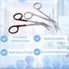 2x Micro IRIS ANGLED Scissors Derma Dental Surgery Tissue Sharp First Aid Tools