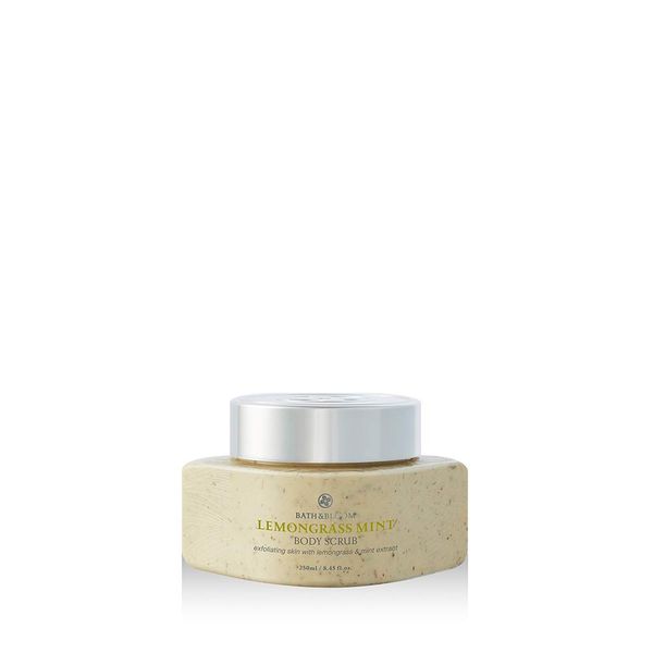 Bath & Bloom BATH&BLOOM Lemongrass Mint Body Scrub, 8.5 fl oz (250 ml)