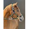 Equipride Braided Headcollar Lead Rope Set Size Full-Shetland (Cob, Multicoloured)