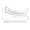 Twelve South BookArc Insert H for 14" M1 MacBook Pro, Space Grey