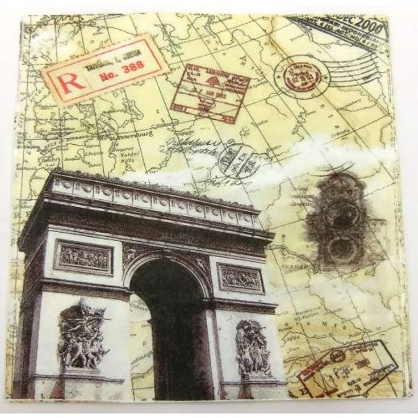 10 Count Paper Napkins Decoupage Gate