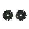 AJ Tack Spur Rowels Black 1 1/4" x 5 pt