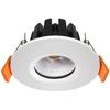 6w Modern LED Recessed Fire Rated Ceiling Down Light IP65 Warm White 3000k