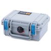 Silver & Blue Pelican 1120 case with foam.