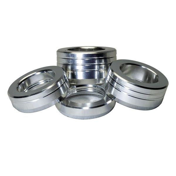 RIDEA THRU AXLE SPACER SET M15 SILVER AL