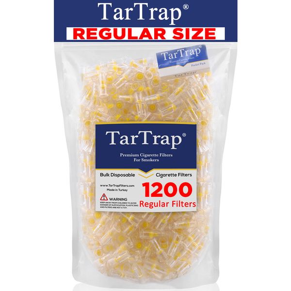 TarTrap Disposable Cigarette Filter Bulk Pack (1200 Filters)