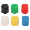 180 pièces Breadboard Tact Tactile Push Button Cap 6 Colors ABS Plastic Push Button Round Cover for Replacement
