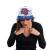 Underground Kulture Blue Splash Snapback Baseball Cap
