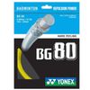 Yonex BG 80 Yellow Badminton Racket String 10M SET