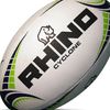 Rhino Cyclone XV Training Rugby Ball, Fluo Orange, Size 3
