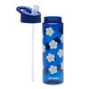 Smash Daisy Water Bottle with Straw 700ml, Blue