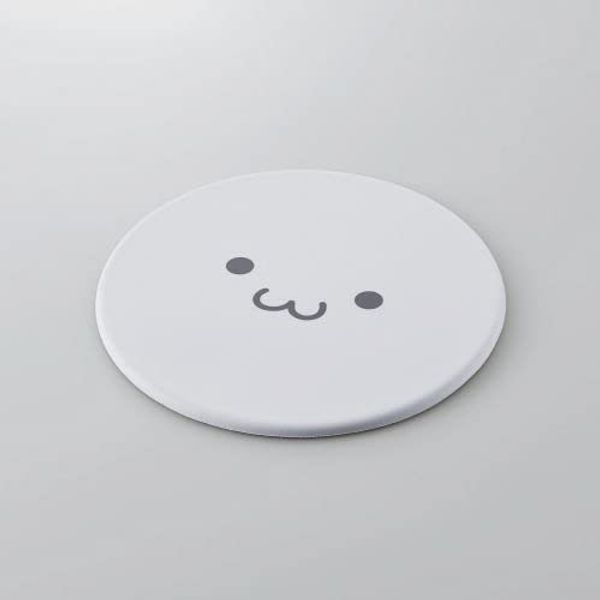 Elecom MP-FC01GF Shiro-chan Gray Face Mouse Pad