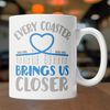 Roller Coaster Lovers Every Coaster Brings Us Closer Coffee Mug (11oz)