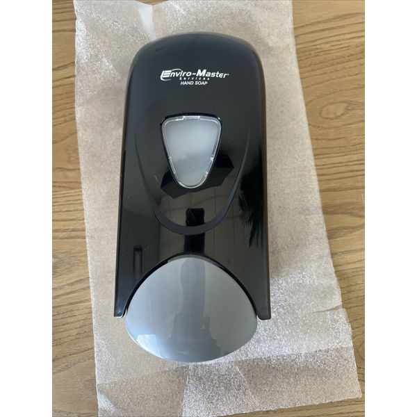 Enviro master 5001ENV Foam Soap Dispenser Refillable Bottle Mountable Black Gray