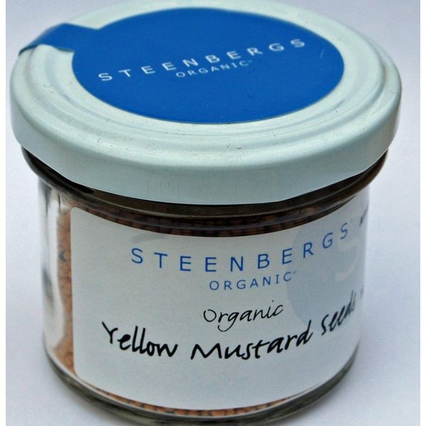 Steenbergs Organic Yellow Mustard Seed Standard Jar - 80g