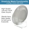 OnFireGuy 2-Tier Plate Dinnerware Display Stand for Kitchenware Plates Platters China Display Rack Place Setting Holder
