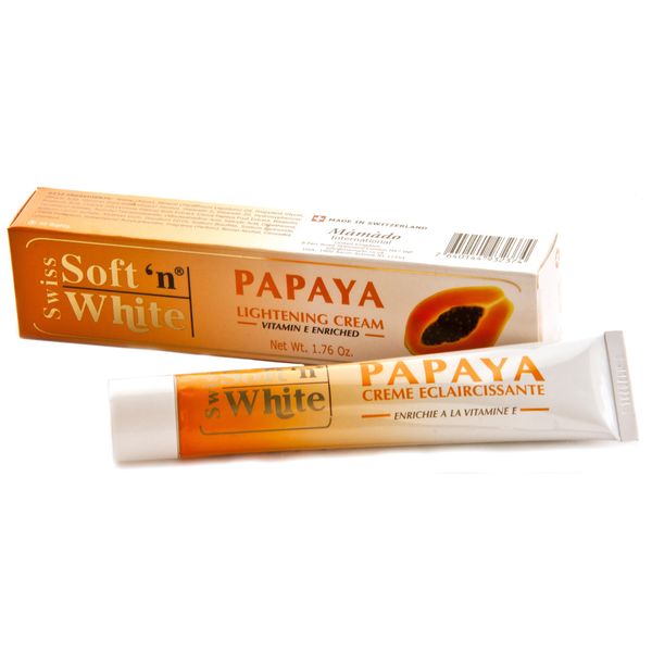 Mamado Papaya Lightening Cream Vitamin E Enriched 1.76Oz