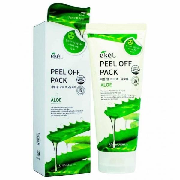 Peel Off Aloe 180ml Ekel Cucumber Pack Green Tea