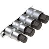 Screwdriver Inserts Hex Socket Set Sockets 14-19 mm Socket Key for Hexagonal Screws 1/2 Inch Drive Cr-V on Socket Strip/Socket Rail, 4 Pieces
