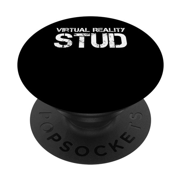 Virtual Reality Stud Funny Men's VR Gamer PopSockets Swappable PopGrip