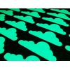 Glow In The Dark CLOUD Stickers Peel and Stick Light Switch Decals