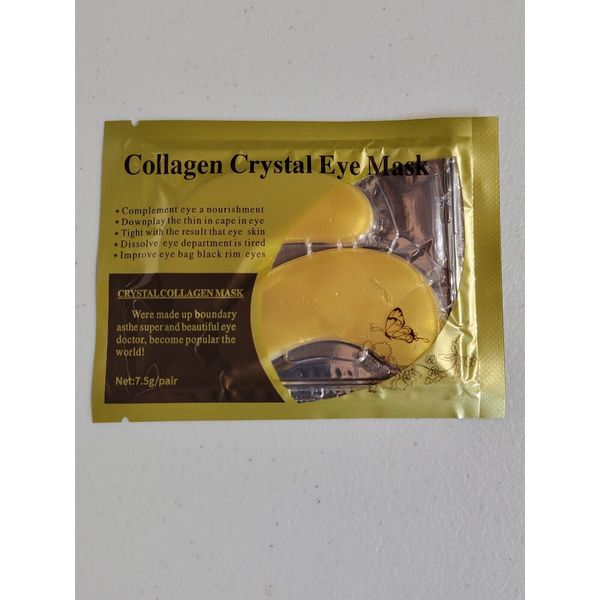 3 Packs Of 5  Collagen Crystal Under Eye Mask 24k Gold, 15 Eye Masks