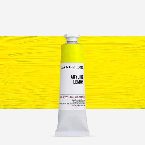 Langridge : Oil Paint : 40ml : Arylide Lemon