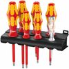 Wera 6147 Kraftform Insulated VDE Screwdriver Set, 7 Pieces