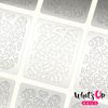 Whats Up Nails - Eggs Vinyl Stencils for Easter Nail Art Design (2 Sheets, 24 Stencils Total)
