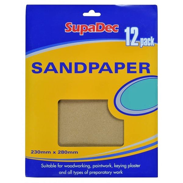 SupaDec General Purpose Sandpaper Pack 30 Fine F2
