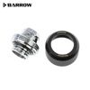 Barrow G1/4-13/10mm Flexible Tube Compression Fitting - Black (6 Pack)
