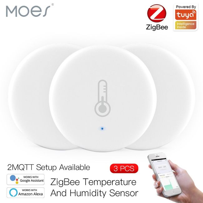 MOES WiFi Smart Temperature & Humidity Sensor with LCD Screen