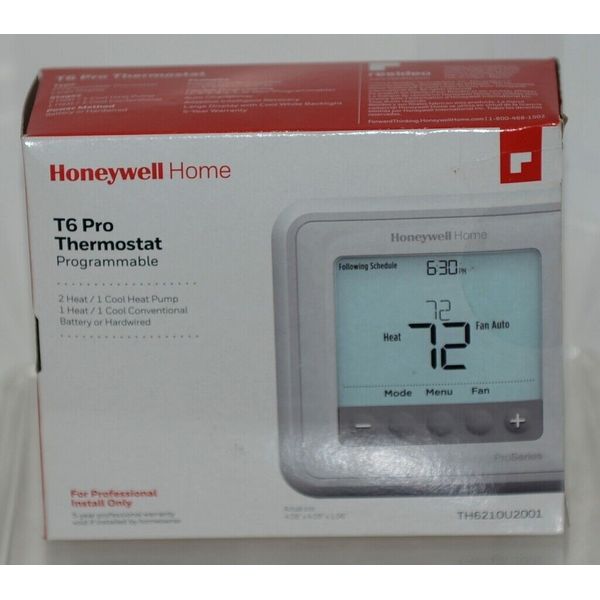 Honeywell Home TH6210U2001 T6 Pro Programmable Thermostat