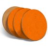 4 Set - Pretty Orange Henna Design Coasters - Kitchen Drinks Coaster #3687