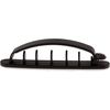 InLine 59970 10er Pack Kabelmanager, mit Klebesockel, 8,5cm, schwarz