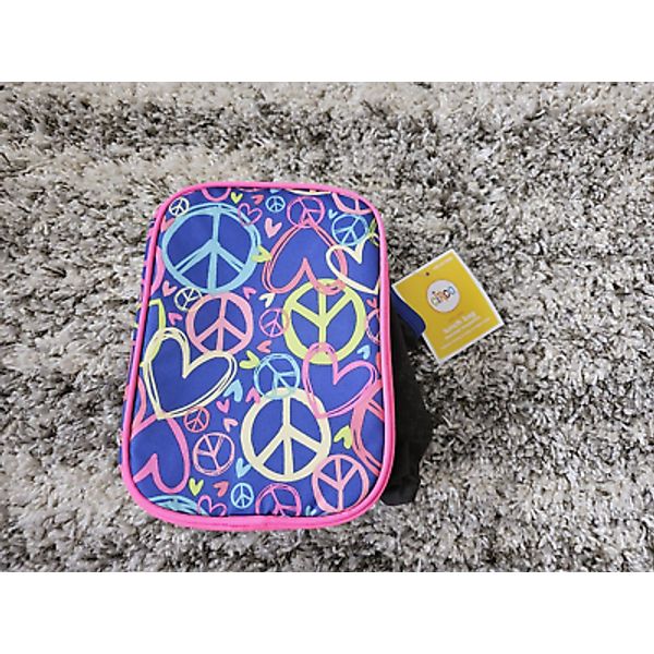 Circo Pet Pals Hearts Peace Sign Insulated Lunch Box Bag Kids School Toddler NWT