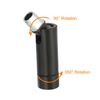 2Pcs 90/350 Degree Sloped Ceiling Light Adapter M10 Thread Black