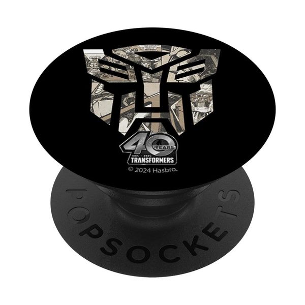 Transformers 40th Anniversary Autobot Comic Collage Logo PopSockets Swappable PopGrip