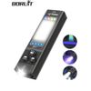 BORUIT U7 Flat Edc Flashlight Rechargeable Pocket UV Light LED Work Light