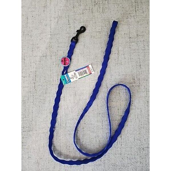 *NEW*Coastal Pet Nylon Dog Leash  5/8" x 4-Feet, Blue,scallop design