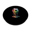 Rainbow Soccer Ball Ice Cream Cone Fun PopSockets Adhesive PopGrip