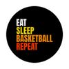 Eat Sleep Basketball Repeat PopSockets Adhesive PopGrip